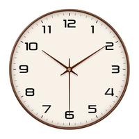 京东京造 木语系列挂钟 钟表时钟挂墙客厅2024年 35cm/14英寸摩卡棕 木语系列-摩卡棕35厘米