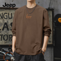 JEEP SPIRIT 吉普纯棉男士长袖T恤