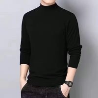 燠阳 男士德绒半高领打底衫