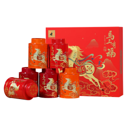 八马茶业 国家宝藏 六福临门 特级 茶礼组合装 248g