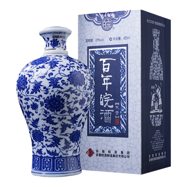 皖酒 百年 天青 青花瓷 41%vol 浓香型白酒