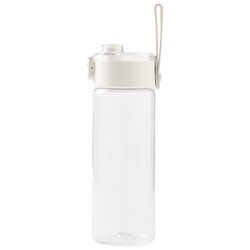 無印良品 MUJI 无印良品（MUJI）共聚酯 便携弹盖水杯 透明 550ml