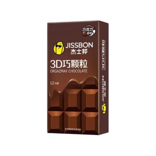  jissbon/杰士邦 巧克力 避孕套  中号（直径33MM，宽度52±2MM） 12只