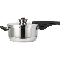 凌丰（LINKFAIR）高压锅防爆304不锈钢压力锅家用燃气灶电磁炉通用 4L/ 22cm