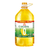 金龙鱼 非转基因 零反式脂肪压榨玉米胚芽油 6.18L