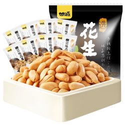 甘源 椒盐味花生下酒淮盐花生米坚果炒货特色小吃休闲零食年货量贩500g