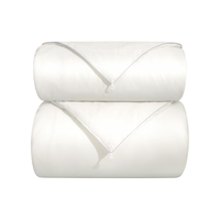 京东京造 天然蚕丝子母被 白色 200*230cm