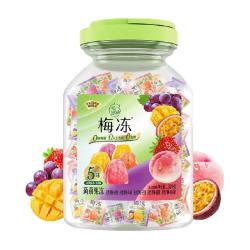 溜溜梅 梅冻冻冻桶多种口味儿童果冻天然蒟蒻休闲零食