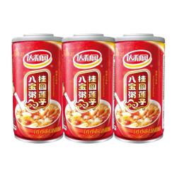 达利园 八宝粥红豆薏仁360g*3罐桂圆莲子红枣银耳即食营养早餐速食