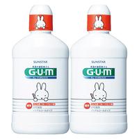 全仕康 GUM 米菲儿童用漱口水250ml 水果味 预防蛀牙 日本进口