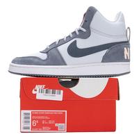 耐克(NIKE)舰店官网女鞋 24春季休闲鞋透气白色运动鞋高帮板鞋子女 黑色/落日红 38