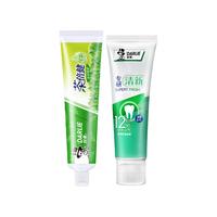 DARLIE/好来茶倍健+专研清新牙膏组合含氟防蛀清新洁净温和护理