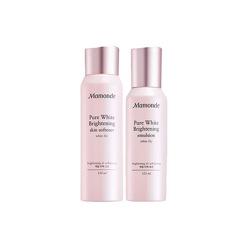 Mamonde 梦妆 花萃透亮净白护肤套装 (调理水150ml+保湿乳125ml)