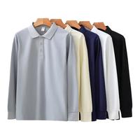 JEEP SPIRIT吉普长袖polo衫男黑色 XL 130-150斤