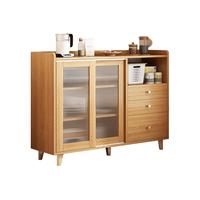 MIKEMIJIA 米客米家 日式餐边柜 原木色 100*36*92cm