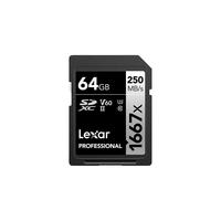 雷克沙 v60高速SD存储卡128g256g相机内存卡1667x