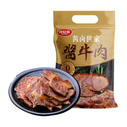 波尼亚 酱牛肉卤牛肉140g熟食开袋即食真空包装 牛肉五香卤牛肉下酒菜 酱牛肉140g*4袋【老汤卤制】