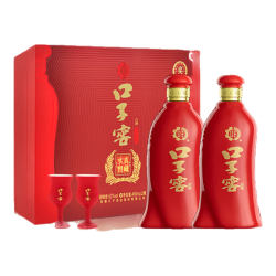 口子窖 白酒 礼盒  礼盒装 兼香型 52%vol 450ml*2瓶