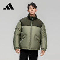 保暖服饰：adidas 阿迪达斯 男士立领羽绒服 JL8262