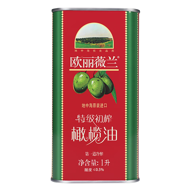 欧丽薇兰 特级初榨橄榄油 1L