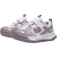 LEE KIDS童鞋2025秋冬季加绒儿童运动鞋女童防滑跑步鞋男大童耐磨老爹鞋 粉紫【加绒】 30 【内长19.7cm适合脚长18.7-19.2cm】