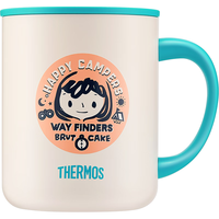 THERMOS 膳魔师 微笑露营 保温杯咖啡杯440ml带盖