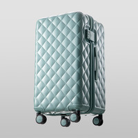 洛克兰2025行李箱女时尚大容量旅行拉杆箱24寸多巴胺色可登机 薄雾绿 20寸-55分-登机箱【防水防爆拉链-双封闭隔层】