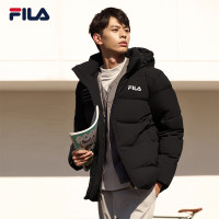 保暖服饰：FILA 斐乐 男女同款连帽羽绒服 F51M549997ABK