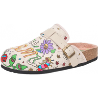 快乐玛丽（J&M）【乔欣同款】包头拖鞋女2024夏季外穿防滑厚底凉半拖勃肯鞋女 米色（晒图送20元红包） 39