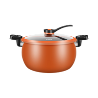 KONKA 康佳 煲汤锅微压料理锅 橙色8升