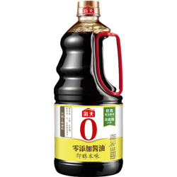 海天 天 零添加酿造酱油 即醇本味1.54kg/桶