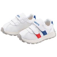 SNOOPY史努比童鞋女童运动鞋2024春季男孩网面透气时尚跑步休闲鞋子 米/蓝/红 31码 脚长18.3-18.8cm