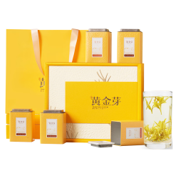 宋一 茶叶礼盒安吉白茶黄金芽绿茶特级2026新茶礼盒装258g