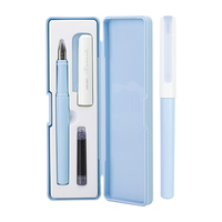 deli 得力 钢笔 A932 蓝杆 EF尖 单支装