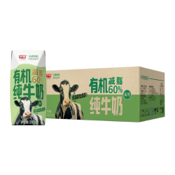 光明 有机纯牛奶200ml*20盒 7.2g/盒乳蛋白高钙低脂