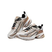 斯凯奇(Skechers)户外运动鞋黑色增高老爹鞋男耐磨894271 自然色/黑色499 39