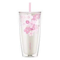 LOCK&LOCK 乐扣乐扣 HAP509PIK 樱花杯 樱花款 750ml 粉色