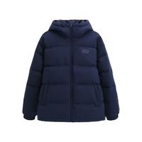 Gap男装2025秋季logo宽松连帽泡芙羽绒服百搭保暖外套791896 海军蓝 M (170/92A)亚洲尺码