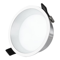 雷士 照明 LED筒灯嵌入式 漆白7瓦暖白开孔75mm