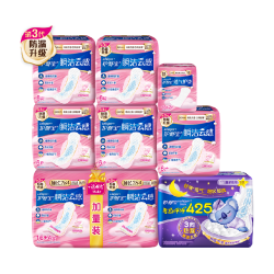 护舒宝 瞬洁云感棉卫生巾日夜组合任选超薄透气姨妈巾
