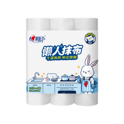 心相印 懒人抹布 25张*3卷(250*250mm) 加厚吸水厨房用纸