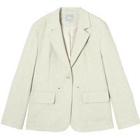 DUIBAI 对白 春秋装时髦通勤减龄英伦风质感铆钉装饰女式西装外套