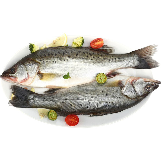 海名威 鲜冻海鲈鱼850g