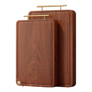 双枪 限时1小时！整木乌檀木菜板 防霉抗菌 33*22*2.5