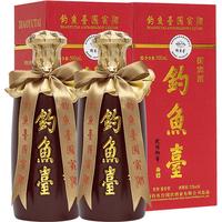 钓鱼台 国宾酒 酱香型白酒  2x1x500ml 53%Vol. 包装
