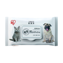 爱丽思 宠物湿巾 猫狗通用 擦眼屎泪擦脚 清洁湿纸巾加厚湿纸巾 100片*5包