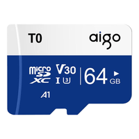 爱国者 64GB 内存卡TF（MicroSD）存储卡 U3 V30 4K 行车记录仪&监控摄像头