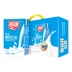 燕塘 原味酸奶饮品 250ml*24盒 整箱常温酸牛奶 乳酸菌饮料 量贩礼盒装