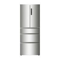 Haier 海尔 BCD-455WDSS 单循环 风冷多门冰箱 455L 不锈钢色