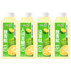 味全 每日C果汁饮料暴打小青柠汁300ml*4冷藏组合装